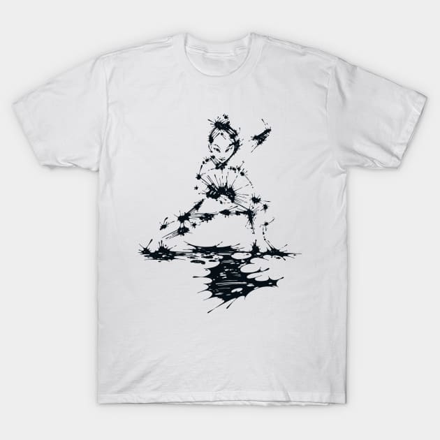 Splaaash Series - Lan Lan Ink T-Shirt by Dagui